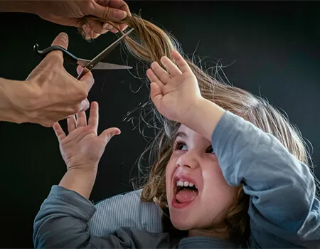 کوتاه کردن مو کودکان و ترس از آرایشگاه