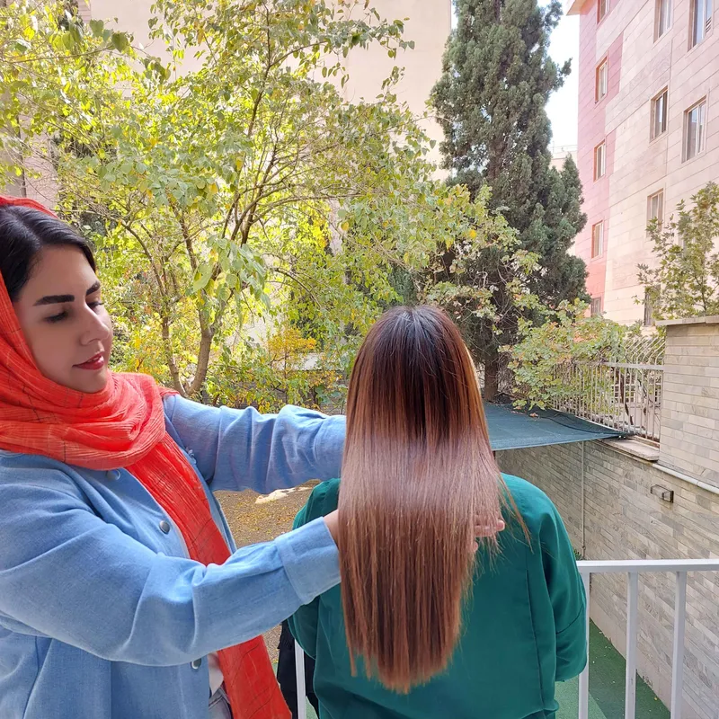 کراتین موی خشک واسیب دیده