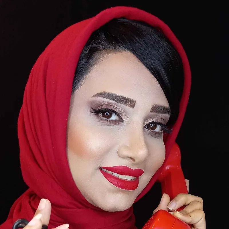 میکاپ شیک و کلاسیک کلاینت عزیزم