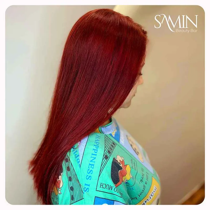 رنگ مو قرمز