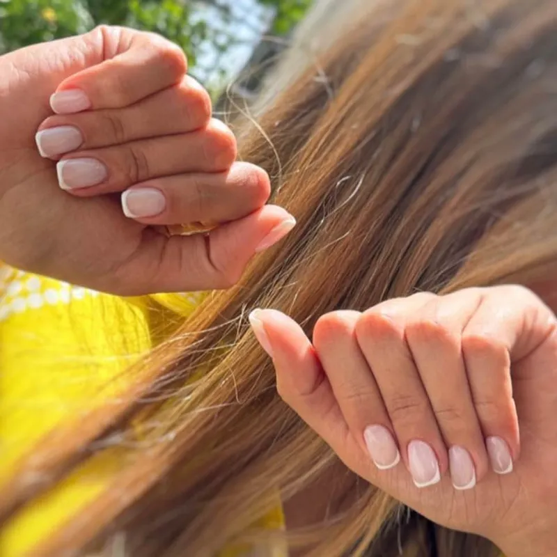 ترمیم پودر و لاک ژل و فرنچ 