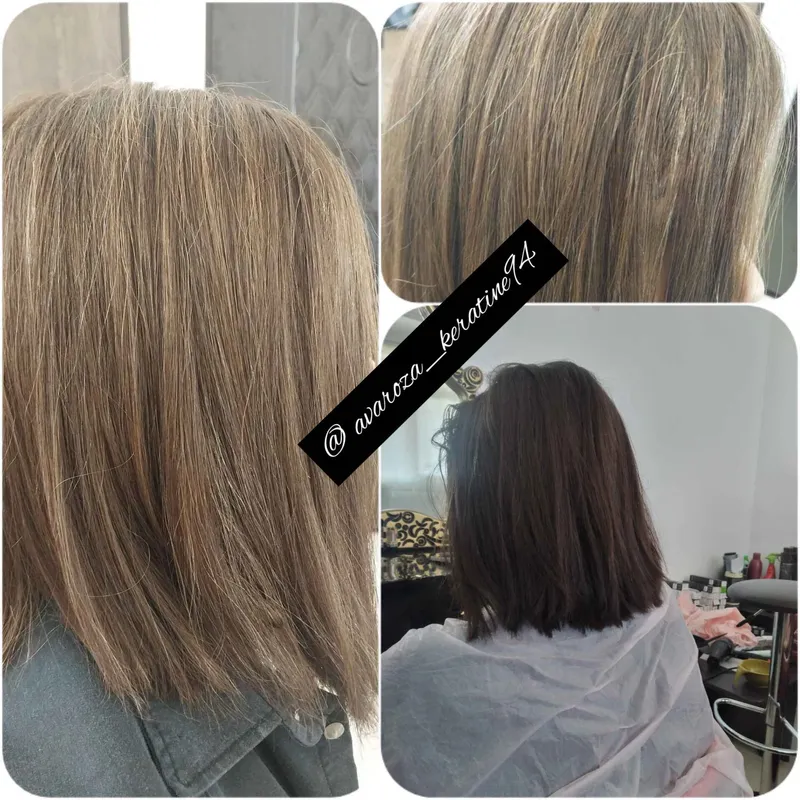 مش کلاهی روی موی کراتینه شده