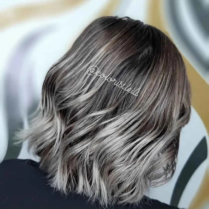 بالیاژ موی کوتاه