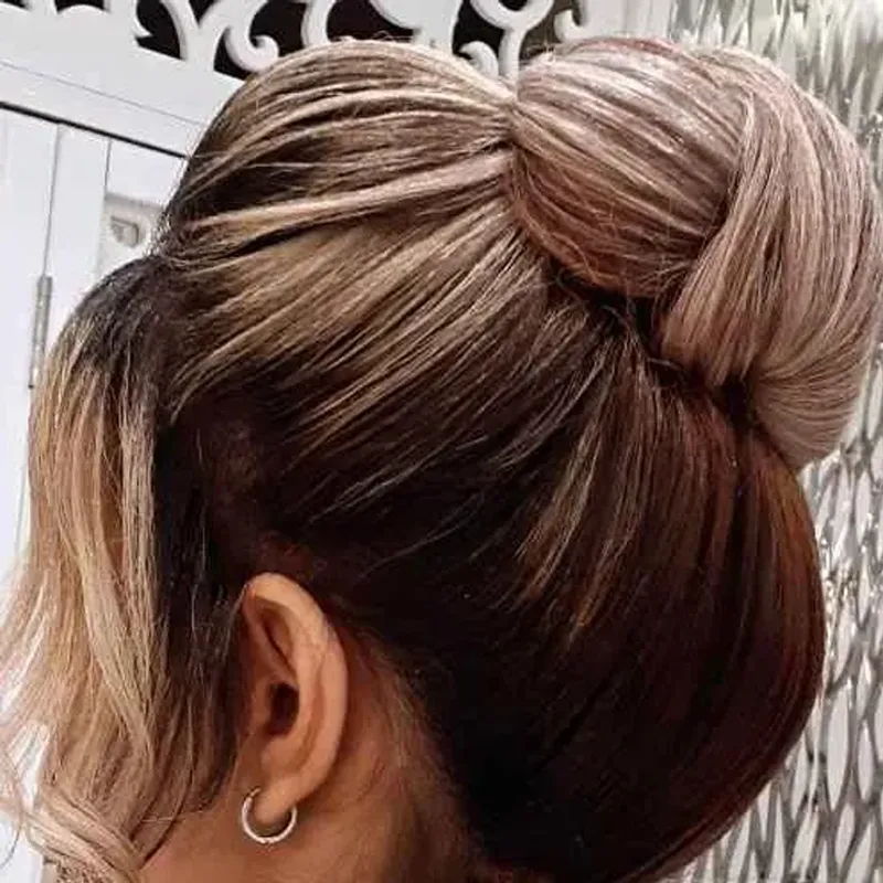 شنیون اروپایی بالا