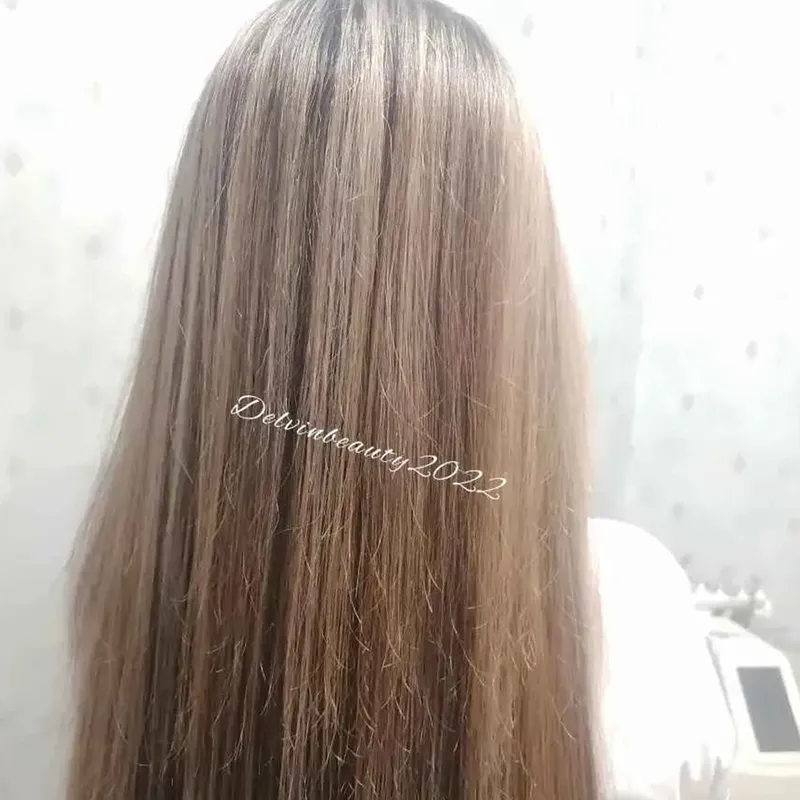 رنگ ولایت توباکس و کراتین مو 