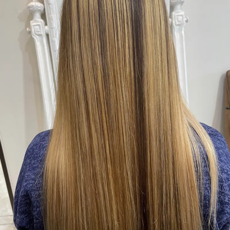 کرابوتاکس موهای آسیب دیده و فر 