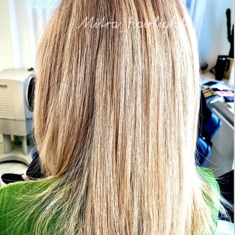 نکنین دکلره کامل مو