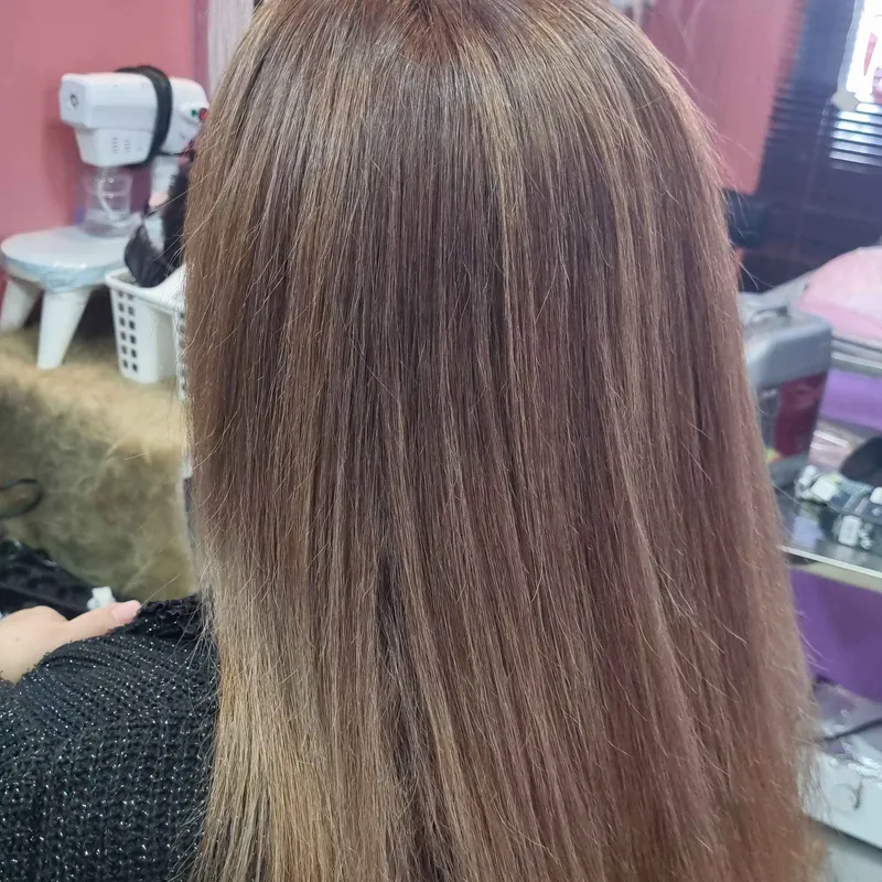 شنیون و رنگ و لتیت