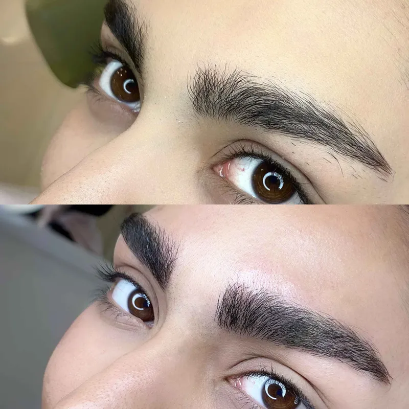 فیبروز ابرو به سبک نچرال بروز