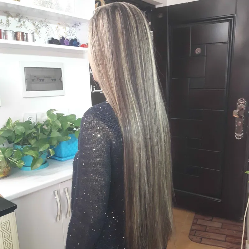 رنگ و هایلایت زیبای مو