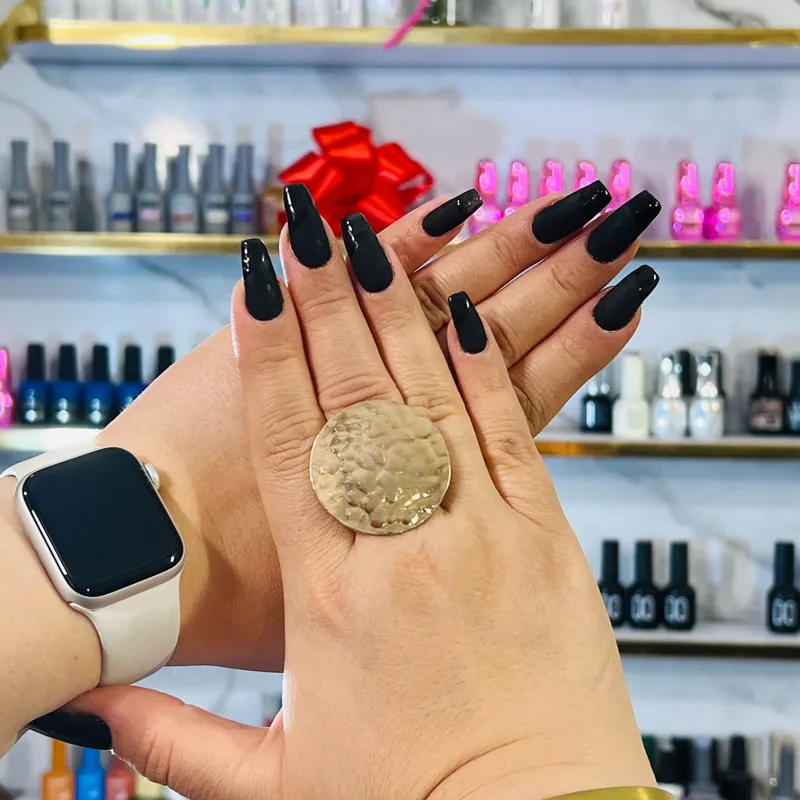 فرنچ براق مشکی ماتمون