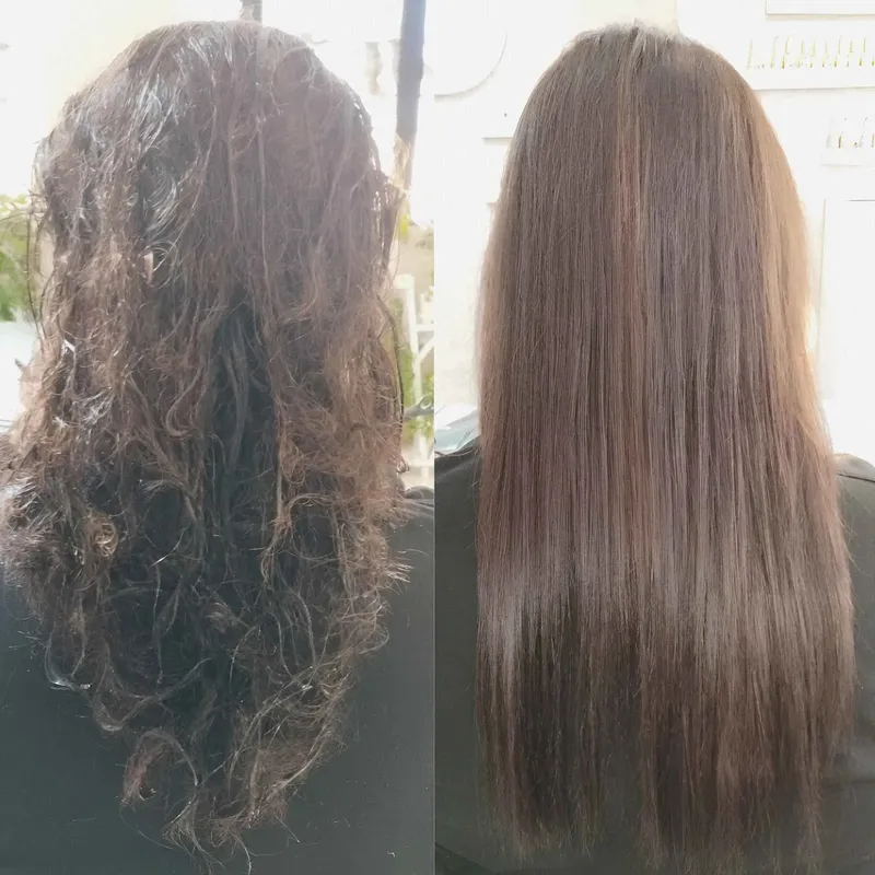 احیای موهای سوخته و پراز گره