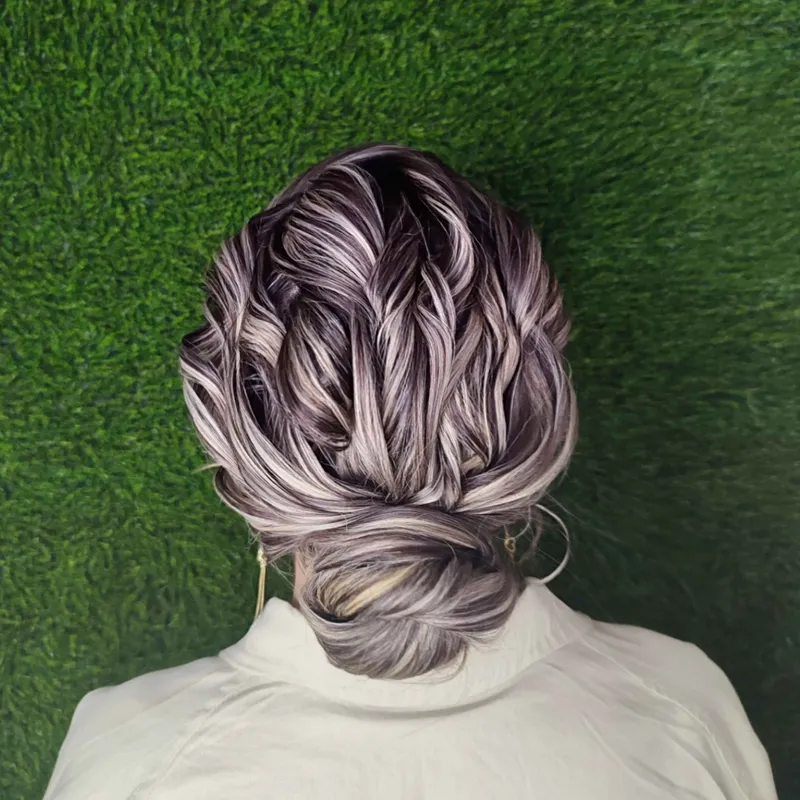 شنیون مو اروپایی 