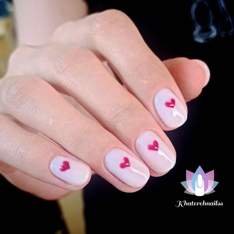 لمینت ناخن کوتاه 