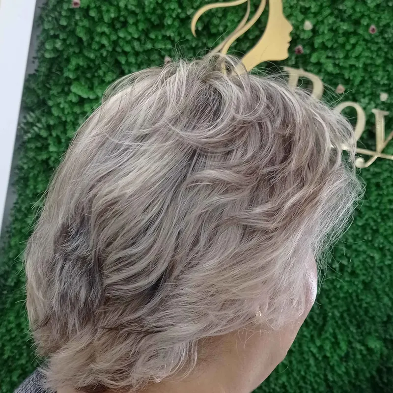 رنگ موی فوق العاده جذاب برای موی کوتاه