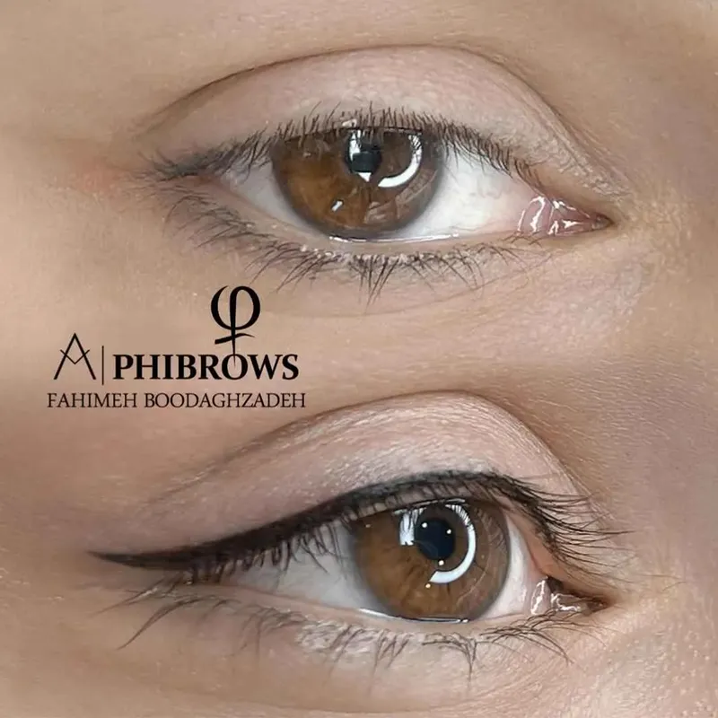 بن مژه وخط چشم ظریف 