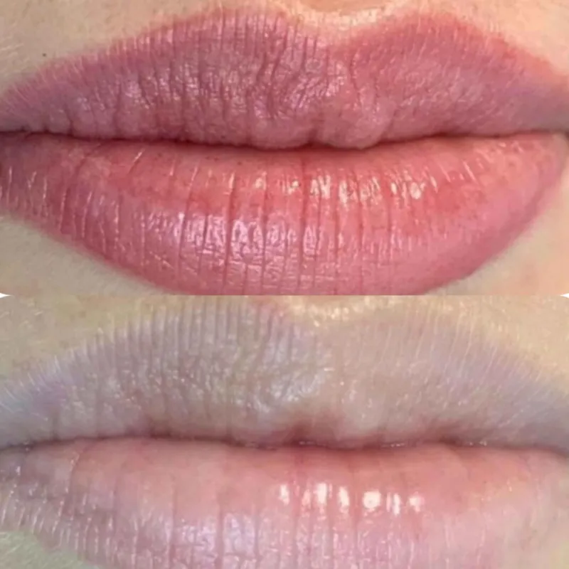 خط لب و رژ لب دایم