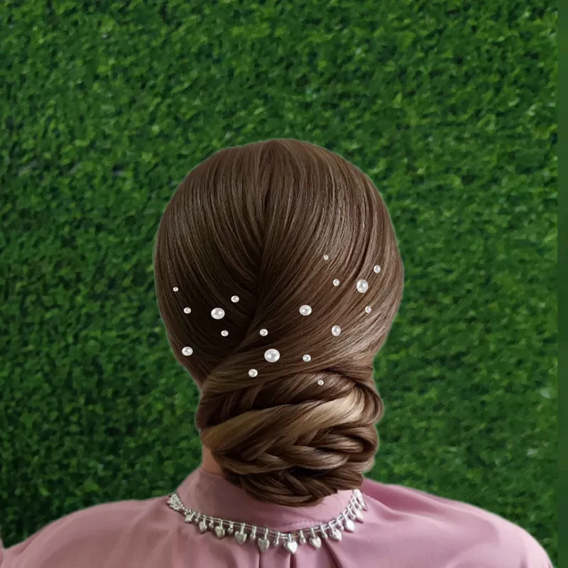 شنیون با نگین