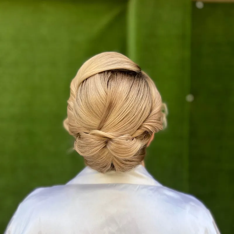 شنیون-شنیون موی کوتاه