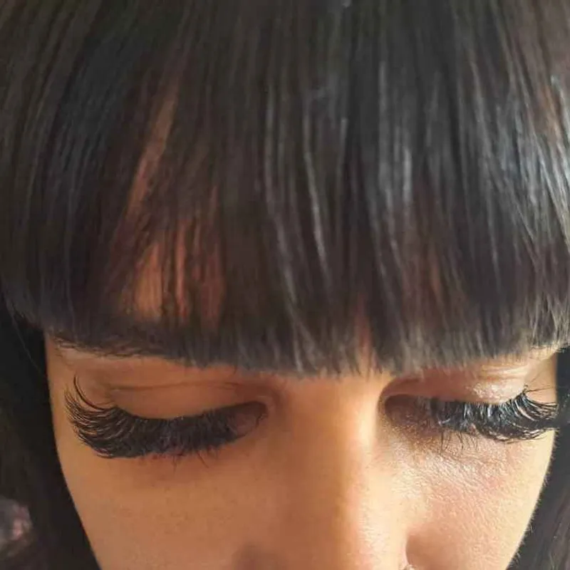 نمونه کار مژه