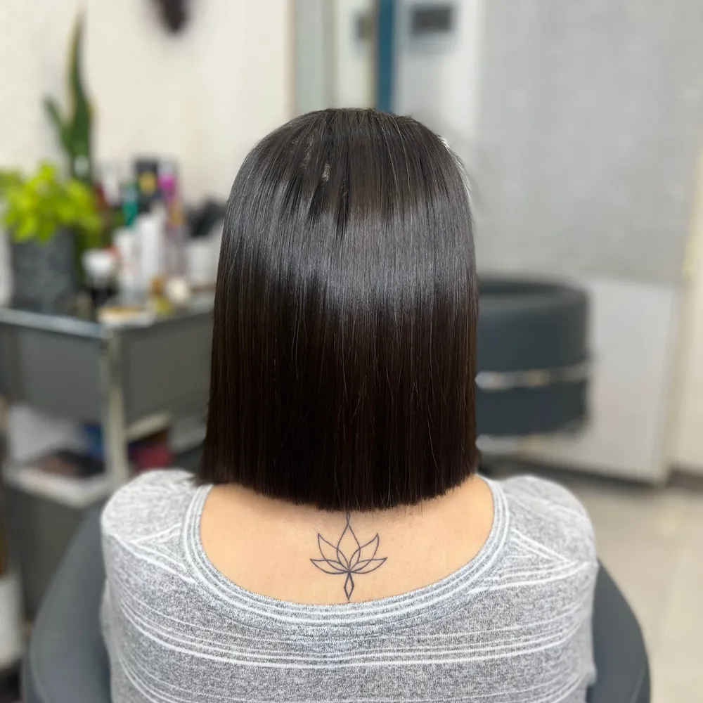 کراتین موهای نچرال