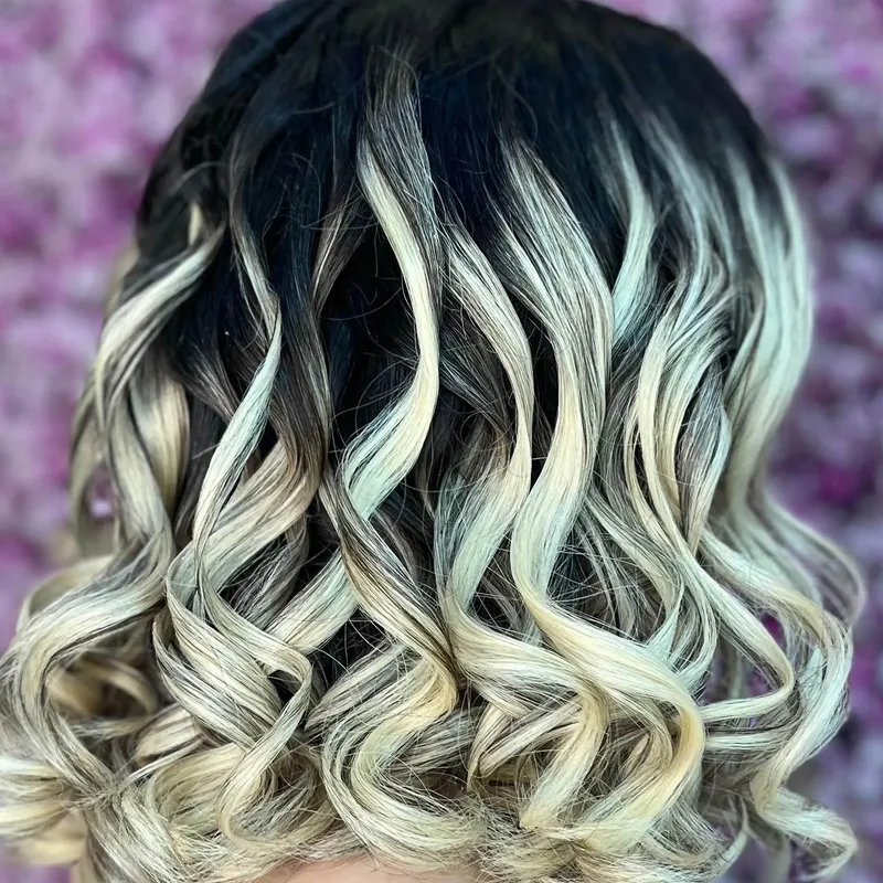 کرلی مو کوتاه بدون مو اضافه