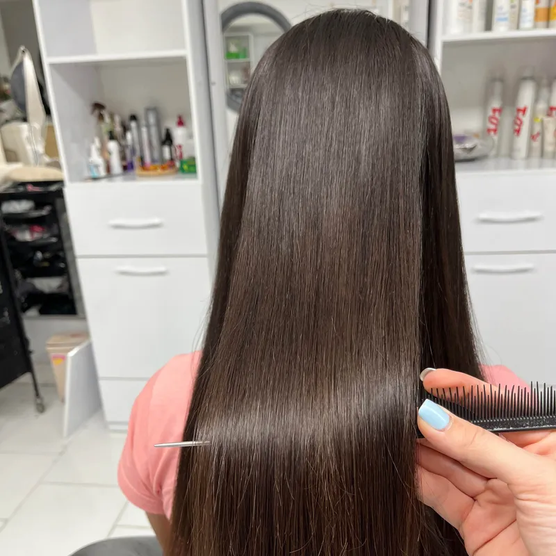 ابریشم سازی موی فر