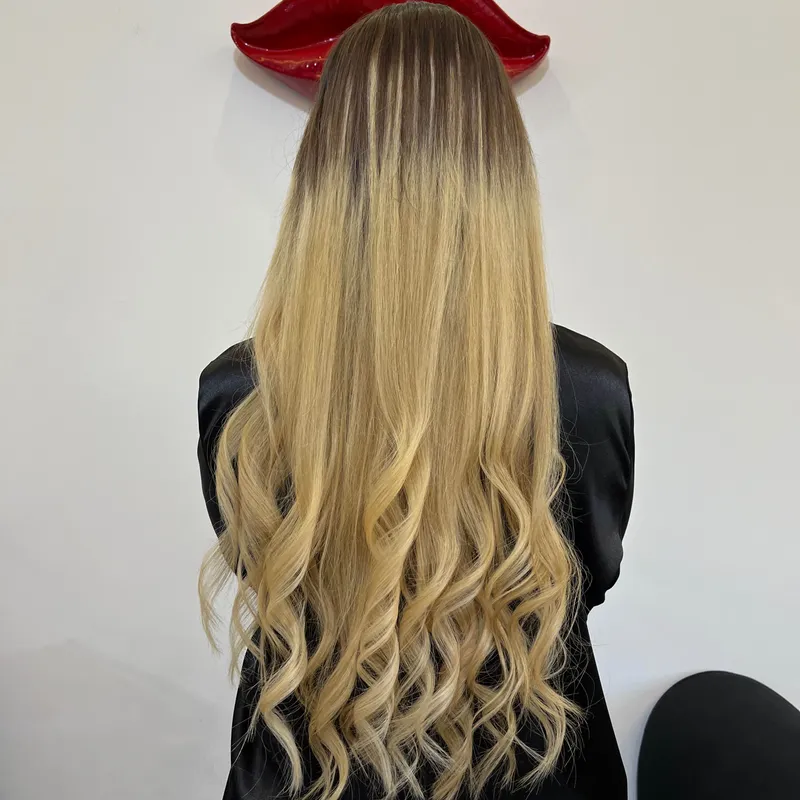 اکستنشن موی بلوند