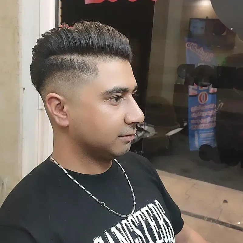Fade haircut 