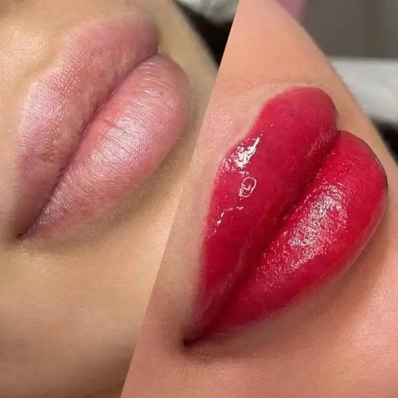 آرایش دائم ابرو و رژلب و خط چشم