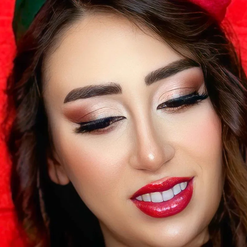 میکاپ وگریم صورت یلدایی