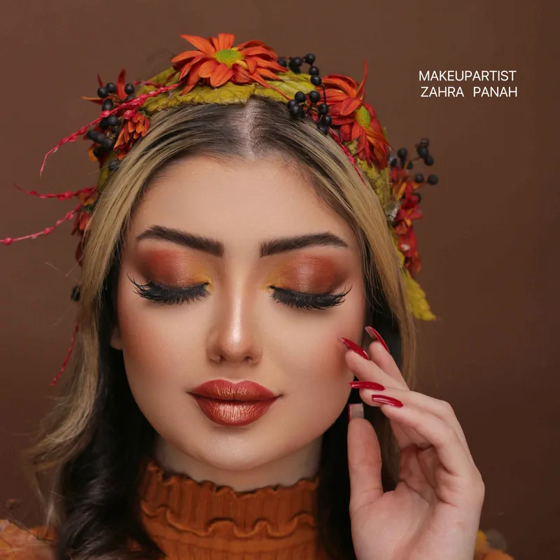 میکاپ پاییزی