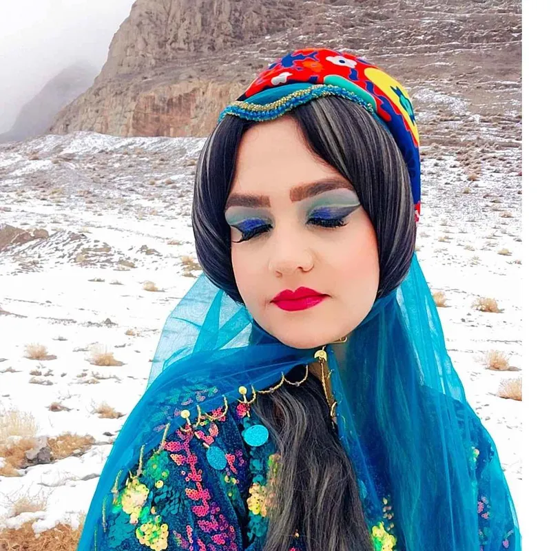 میکاپ زلف قشقایی