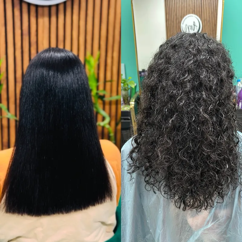 کراتین موی فر و تار ضخیم