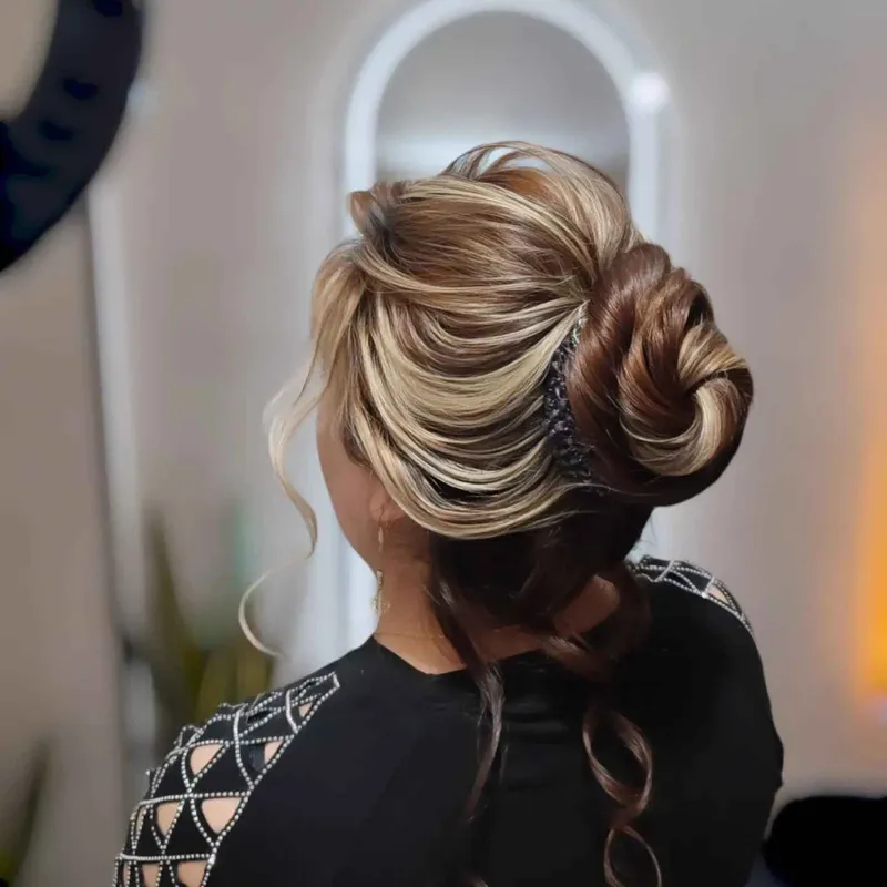 شنیون محفلی ویژه 