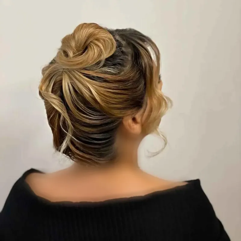 شنیون اروپایی 