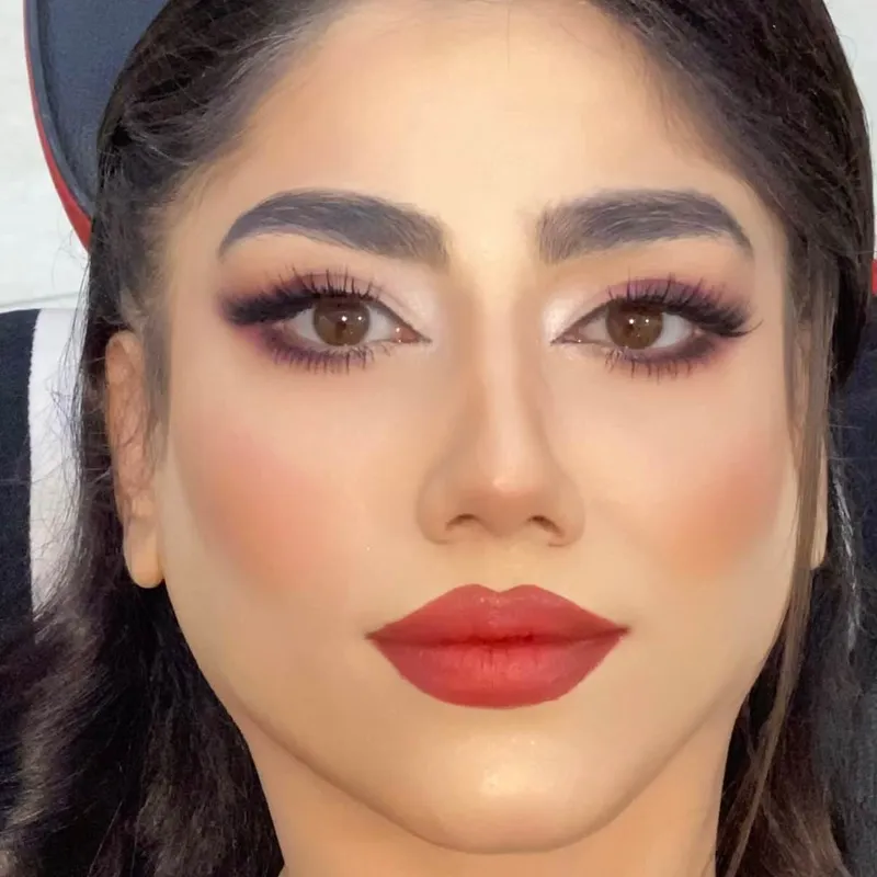 میکاپ خفن برای مشتری عزیزم 