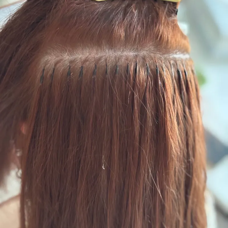 ظرافت نصب اکستنشن مو