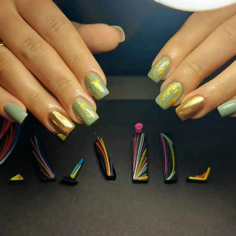 کاشت ناخن ترمیم ژل 