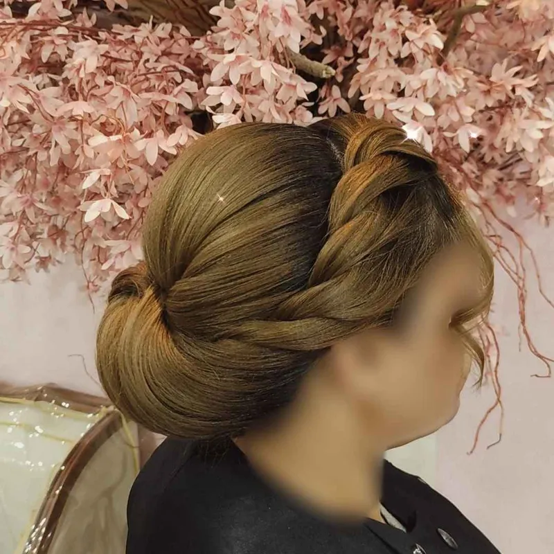 شنیون اروپایی، محفلی و عروس 