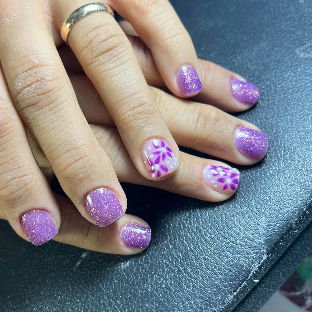 طراحی شاین بنفش