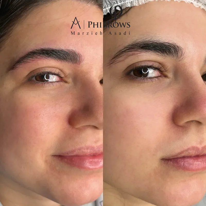 میکروبلیدینگ ابرو به سبک نچرال بروز