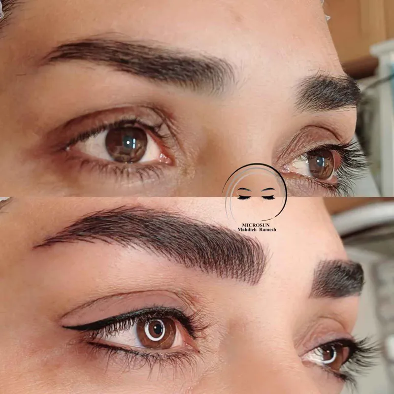 دیجیتال بلیدینگ و خط چشم مینیاتوری و بن مژه پایین چشم