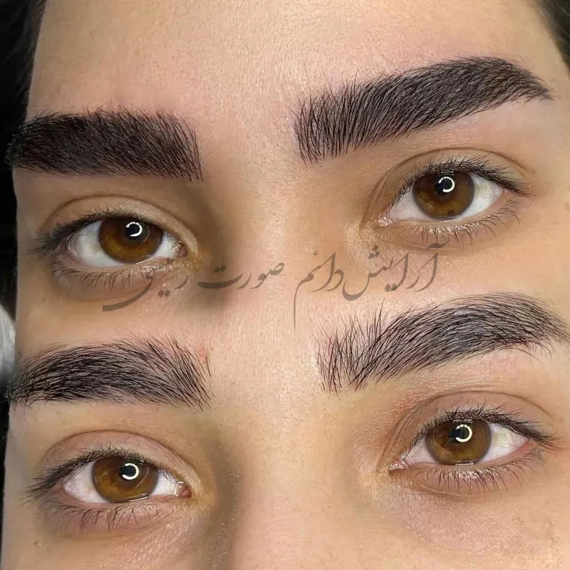 میکروبلیدینگ ابرو .باسبک های جدید ودخترانه