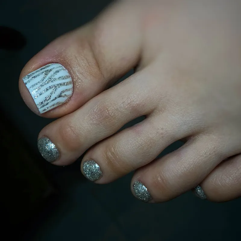 ژل پولیش ناخن پا