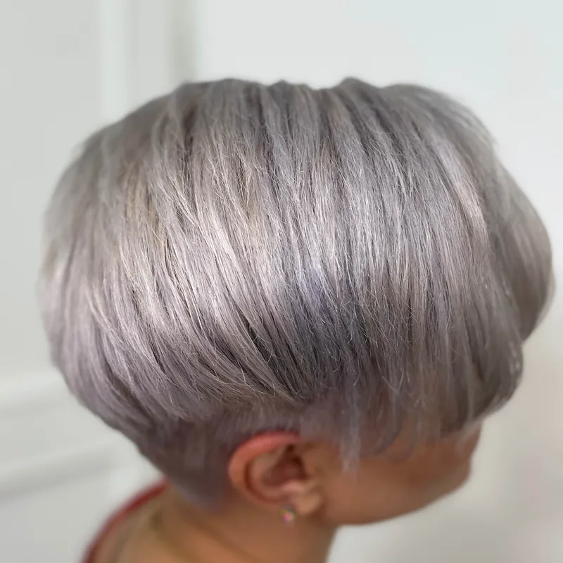 تمام دکلره نقره ای