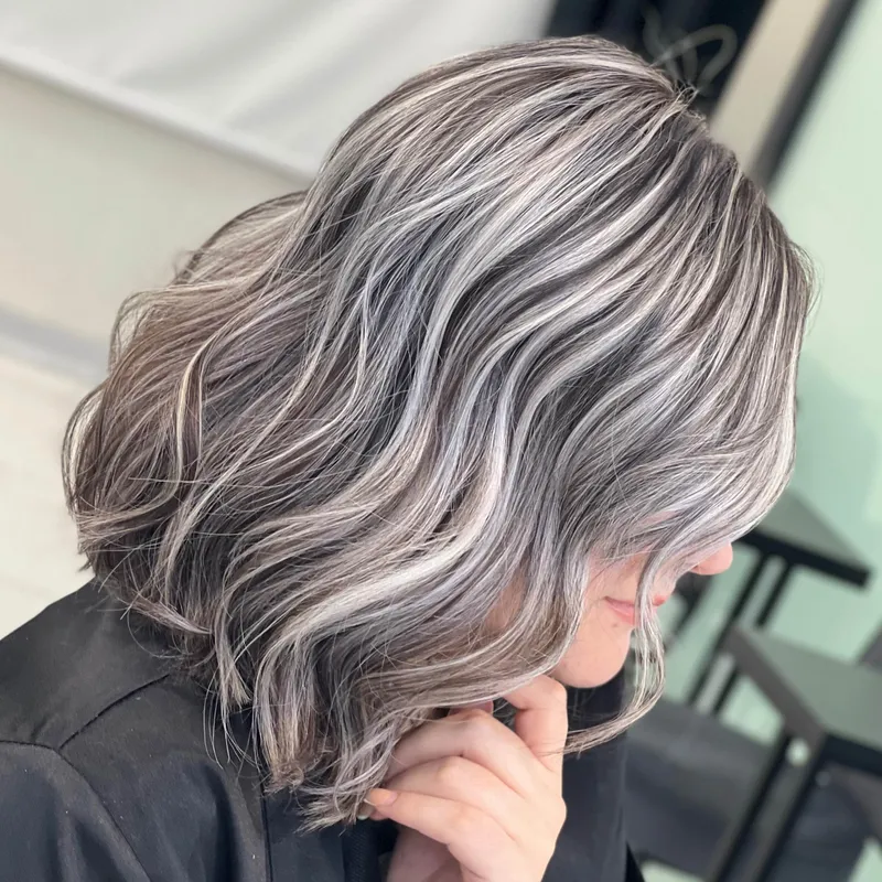 بالیاژ موی کوتاه