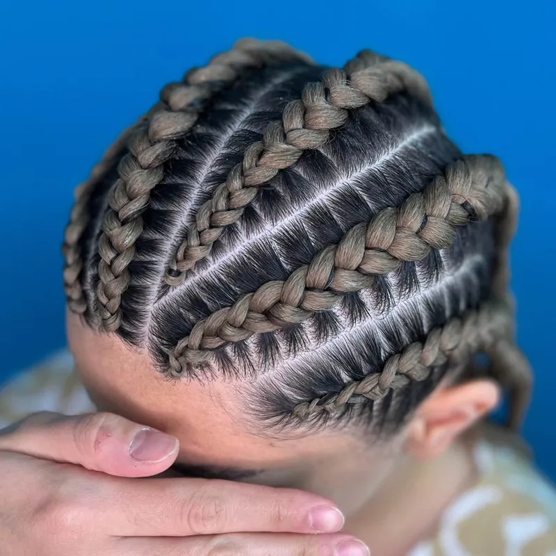 بافت کف سر با مو اضافه 