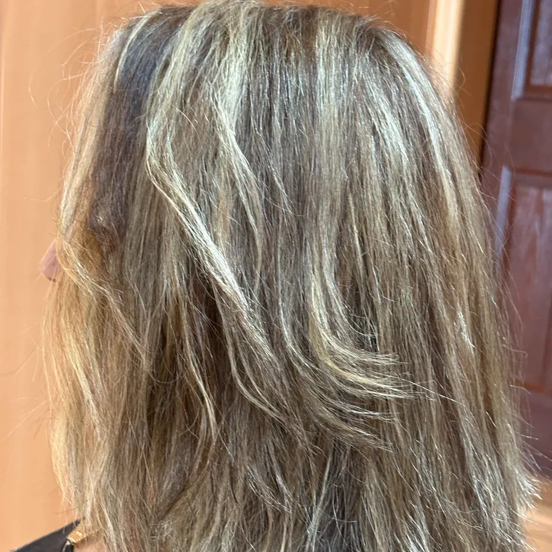 مش کلاهی پر رنگساژ ترکیبی . شیک 