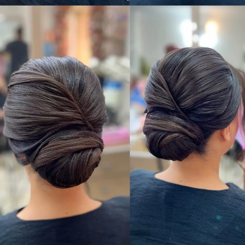 شنیون پایین 